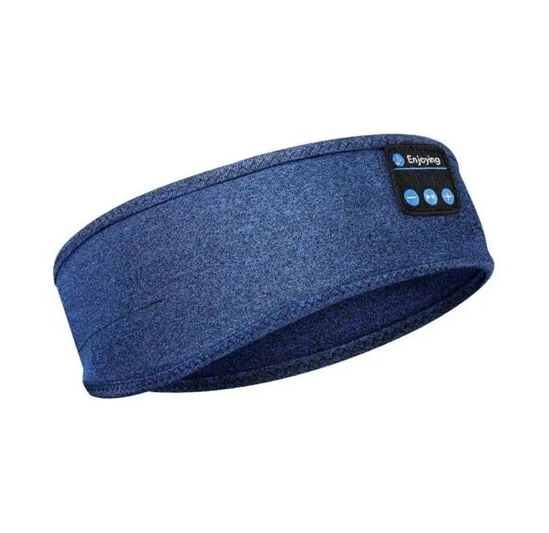 A product image of the blue Sleep mask with headphones