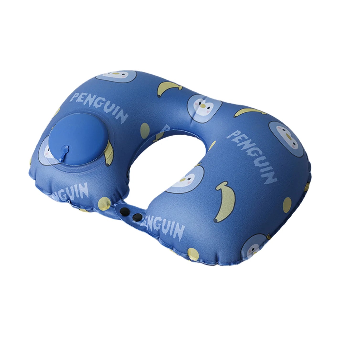 A product image of the penguin Press-Inflatable_Neck_Pillow