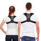 A man and a woman wearing the Posture Corrector on top of a white shirt